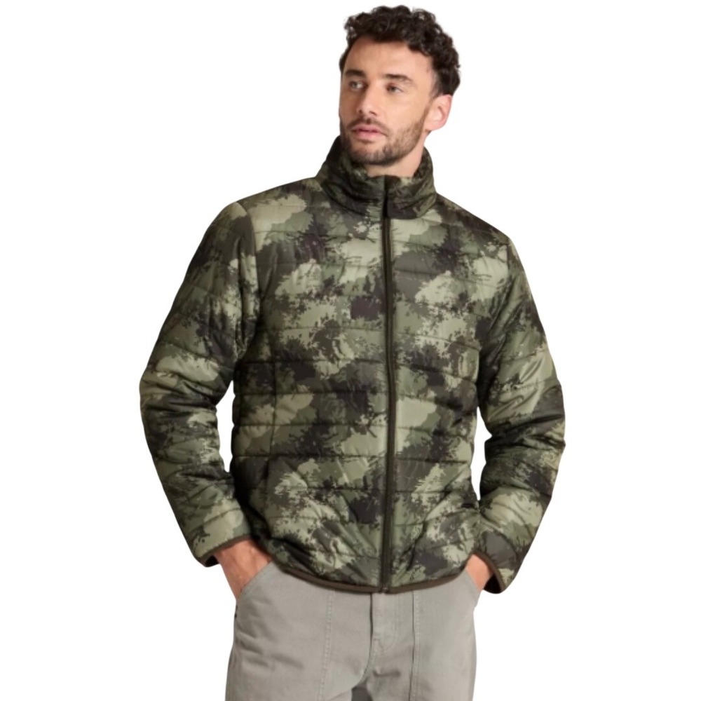 Goodfellow & Co Men's Green Camo‎ Quilted Midweight Puffer Jacket Size M